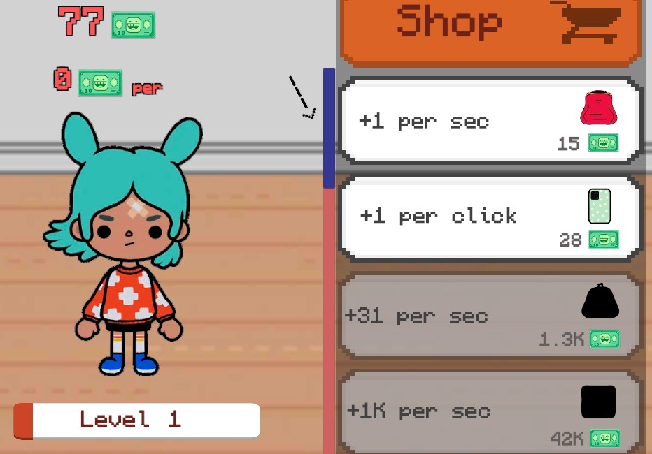 Toca Boca Clicker game